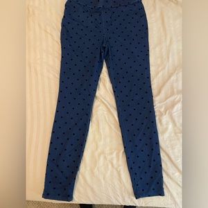 Martha Stewart Polka Dot Jeggings size 12L